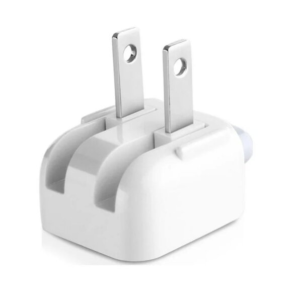 Apple Duckhead 2 Pin Prong Converter Wall Plug Magsafe Charter Adapter - Picture 1 of 3